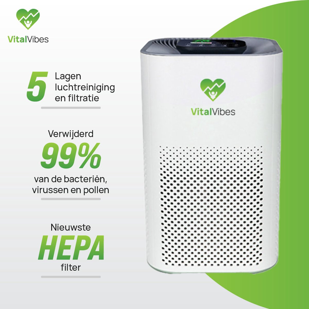 VitalVibes Luchtreiniger Pro Filter