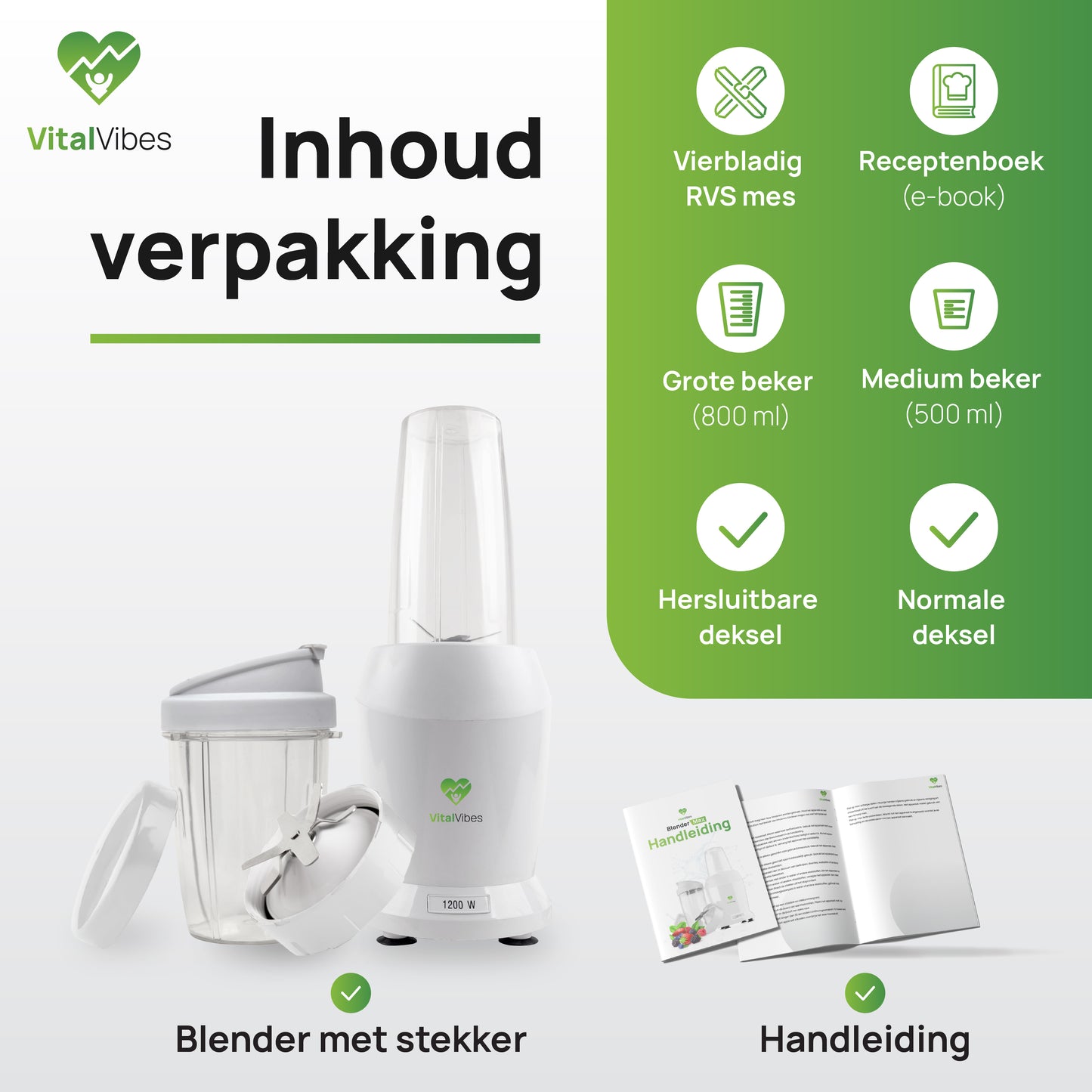 VitalVibes Blender Max - Uitverkocht